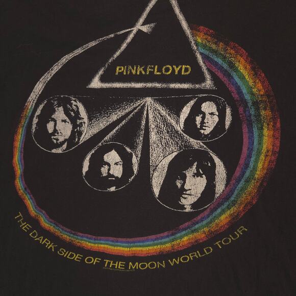 Pink Floyd Band Graphic Short Sleeve Crew Neck T Shirt Adult Mens Size 2XL Black - Picture 4 of 9